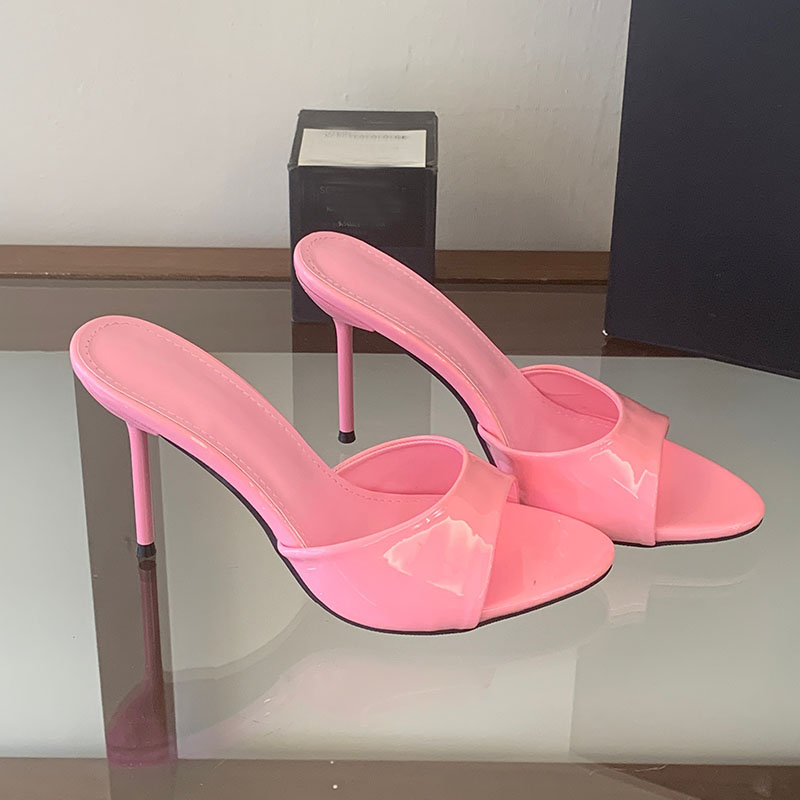 Women'S Fashion Korea - Sandali con Tacco Alto Sottile Rosa
