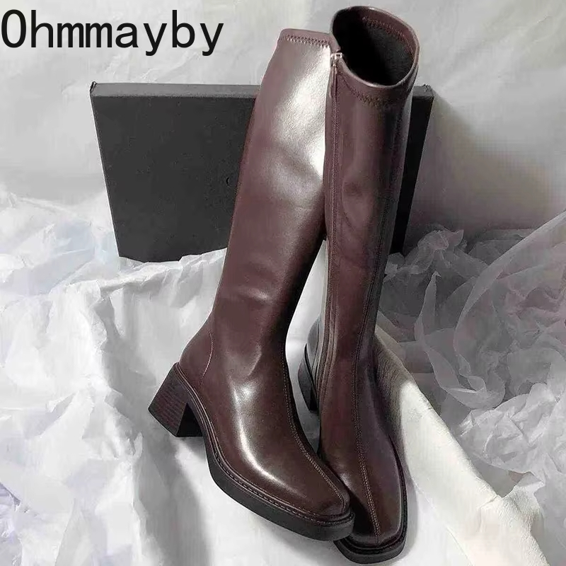 Women'S Fashion Korea - Stivali alti al ginocchio da donna