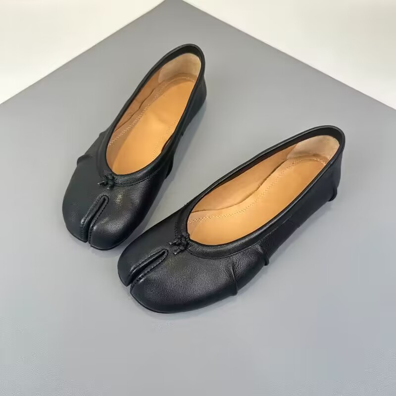 Women'S Fashion Shoes - NUOVE Scarpe Basse con Punta Divisa
