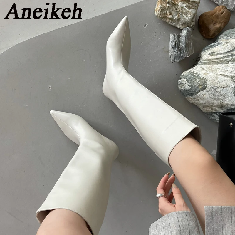 Aneikeh 2027 Stivali al ginocc - Women'S Fashion Knee High Boots recensione e prezzo