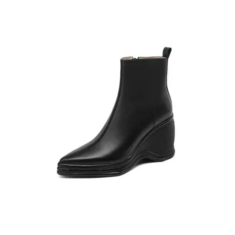Nuovi Stivaletti con Zeppa a P - Women'S Fashion Korea recensione e prezzo